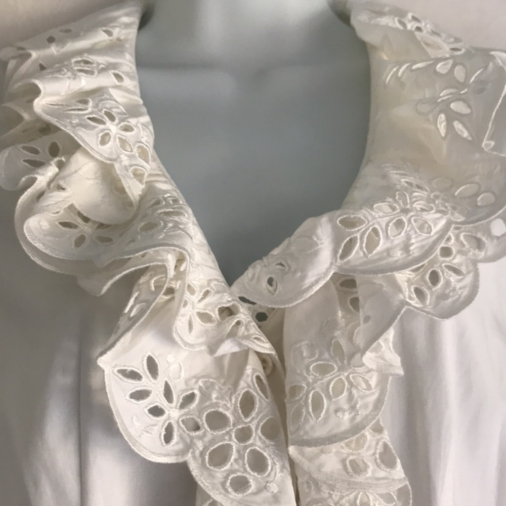 ESCADA ruffle cotton blouse